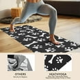 thumbnail image 4 of Paw Prints and Bones Hot Yoga Mat Towel Non Slip for Hot Yoga - Quick-Drying Yoga Mat Cover with 4 Corner Pockets with Travel Bag - Hot Yoga Towel Non Slip 74"x26", 4 of 6