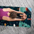 thumbnail image 5 of Christmas Tree Yoga Mat Towel with Storage Bag, 72.8"x26.8", Suitable for Yoga, Pilates, Fitness - Yoga Blankets, Yoga Towel, Yoga Mat Towel, 5 of 6