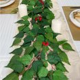 thumbnail image 3 of 2PCS Home Wedding Decoration Artificial Leaf Rattan Silk Leaves Garland Spring Green Plastics 200CM Simulation Fake Plant, 3 of 5