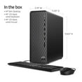 thumbnail image 6 of HP Slim Desktop Computer, Intel Celeron, 4GB Ram, 256GB Ssd, S01-af2003w, 6 of 7