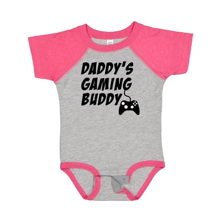 

Inktastic Daddy s Gaming Buddy with Controller Gift Baby Boy or Baby Girl Bodysuit