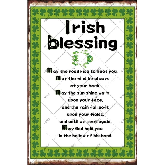 Noete World Peace Metal Tin Sign Rustic Vintage 8x12 Inch Wall Art Decor for Home, Garage, Garden & Office Inspirational Retro Chic Sign