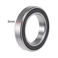 thumbnail image 3 of 6803-2RS Deep Groove Ball Bearing 17x26x5mm Double Sealed ABEC-3 Bearing 2-Pack, 3 of 4