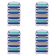thumbnail image 2 of 16pcs Accesorios Rasurador Reemplazo Barra Espada 5 Capas para Hombres (azul), 2 of 4