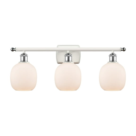 Innovations Lighting 516-3W Belfast Belfast 3 Light 26" Wide Bathroom Vanity Light - White