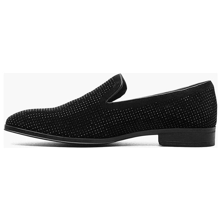 Stacy Adams “Wydell” Black Suede Bit Loafers – (Size 10.5) Amazon.com | Stacy Adams Men main image 4