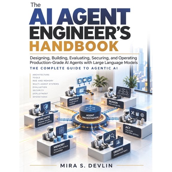 The AI Agent Engineer's Handbook: Designing, Building, Evaluating, Securing, and Operating Production-Grade AI Agents wi, (Paperback)