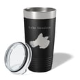 thumbnail image 2 of Lake Mendota Map Tumbler Travel Mug Insulated Laser Engraved Coffee Cup Wisconsin 20 oz Black, 2 of 5