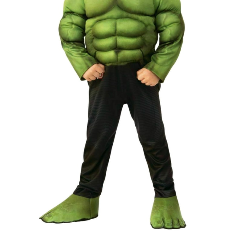Marvel Avengers 2-In-1 Muscle Chest Hulk/Captain America Deluxe Costume  12-14