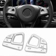 thumbnail image 5 of 8Pcs Silver Car Steering Button Cover Trim for E-Class W213 2016-2019 Car Interior Accessories Styl, 5 of 5
