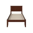 thumbnail image 4 of AFI Madison Twin XL Solid Wood Platform Bed with Panel Headboard, Walnut, 4 of 7