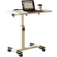 thumbnail image 1 of Height Adjustable Overbed Table with Wheels - 27.2-35.4" Foldable Standing Desk for Home & Hospital, 1 of 5