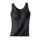 thumbnail image 2 of Ropa interior térmica para mujer, de poliéster, con cuello redondo, almohadilla para el pecho, cálida y calefactora., 2 of 6