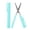 Green, variant on YIMWNYI Portable Pen-Style Scissors 2Pcs, Compact Foldable Safety Scissors, Lightweight Craft Tool, Perfect for DIY Projects, Ideal for Office Use, Versatile Cutting Scissors