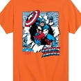 thumbnail image 3 of Marvel Captain America - Panels - Toddler and Youth Short Sleeve Graphic T-shirt, 3 of 5