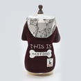 thumbnail image 3 of Abrigo para perros Sudadera con capucha Ropa de invierno para mascotas Cálido suave para perros medianos grandes Rojo L jinwen Chaqueta de invierno para perros, 3 of 8