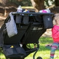 thumbnail image 2 of J.L. Childress Double COOL Double Stroller Organizer - Cup Holder and Insulated Storage - Black, 2 of 4