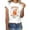 White, variant on Spring Tops for Women Aperol Spritz Graphic Short Sleeve Casual Tee for Drinks Lovers Oversized Tshirts for Women Black M