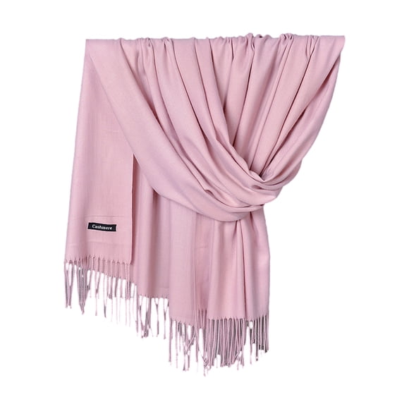 Sonducket Bufanda de invierno unisex de poliéster Accesorio cálido y de moda para todas las bufandas de invierno Bufanda de tubo Accesorios de disfraces rosa