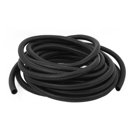 - 10M Length 16mm OD Corrugated Flexible Wire Cable Conduit Tubing Tube Pipe