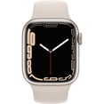 thumbnail image 2 of Apple Watch Series 7 GPS, Caja de Aluminio Starlight de 41 Mm con Correa Deportiva Starlight - Normal, 2 of 4