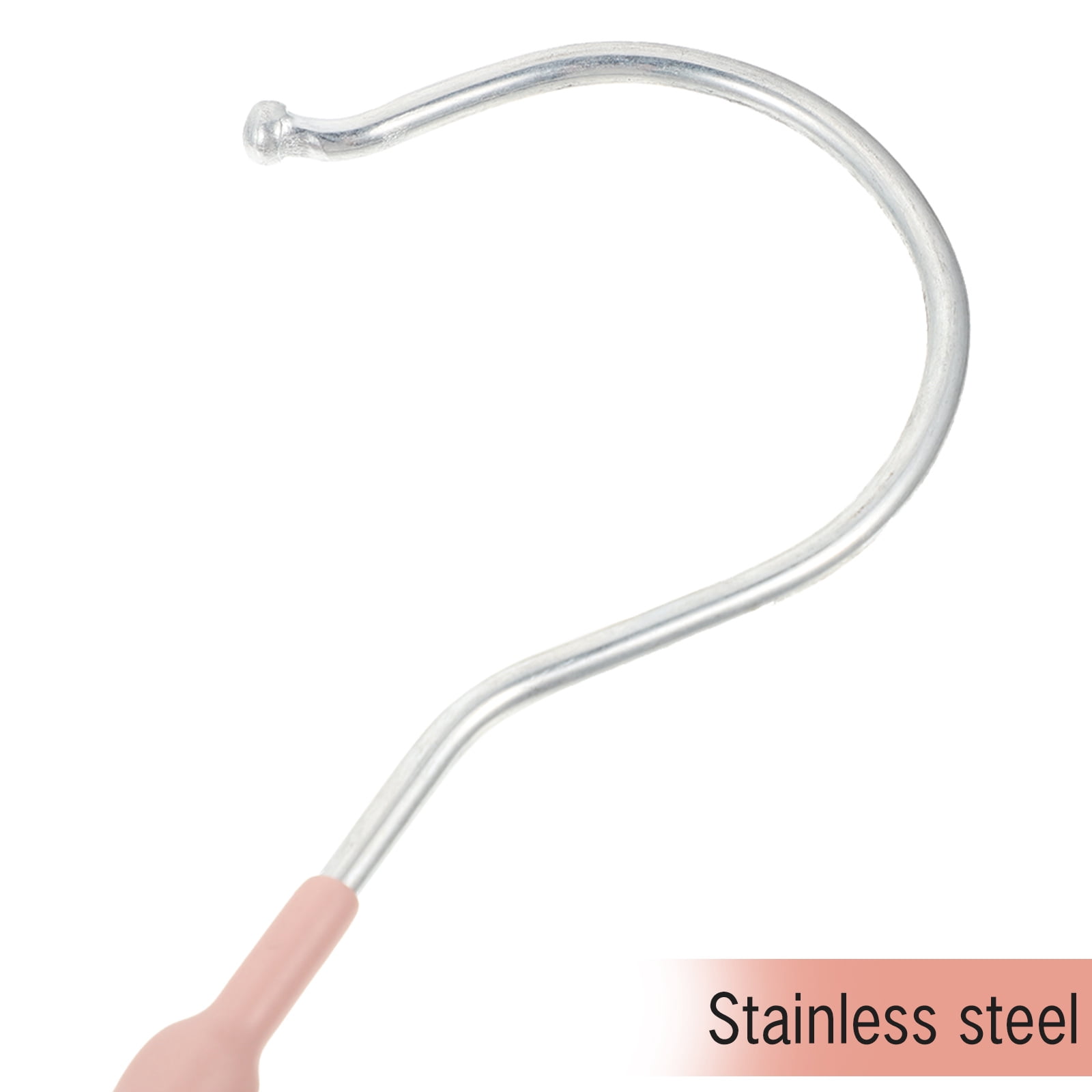 Double Clip Skirt Pants Hanger 10 Pcs Anti-skid Coat Hangers Jeans for Pvc Baby Pink