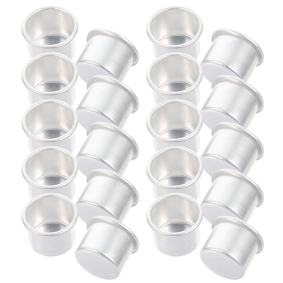 BPPEG 50 Pcs Metal Candle Cup Taper Holders,Aluminum Candlestick