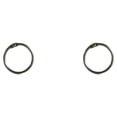 thumbnail image 1 of Advancent 50 piezas de anillos de carpeta de Metal, aros circulares de hojas sueltas para libros, tarjetas de bloc de notas para el hogar y la Type2 NO2, 1 of 6