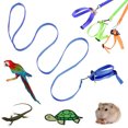 thumbnail image 2 of Bird Harness Leash Creative Nylon Adjustable Parrot Harness Leash Bird Supplies, 2 of 8