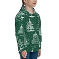 thumbnail image 3 of Kll Unisex Kids Boys Girls Hooded Pocket Pullover Hoodies-Christmas Trees, 3 of 9