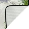 thumbnail image 5 of SKYSONIC 36x24in Tropical Sea Beach Area Rug, Summer Palm Trees Non-Slip Floor Carpet for Indoor Living Dining Room Bedroom, 5 of 7
