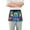 Cartoon Graffiti Cat, variant on Server Apron with 3 Pockets Waterproof Waitress Waist Short Apron for Man Woman Cute Cat Girl 12 Inches