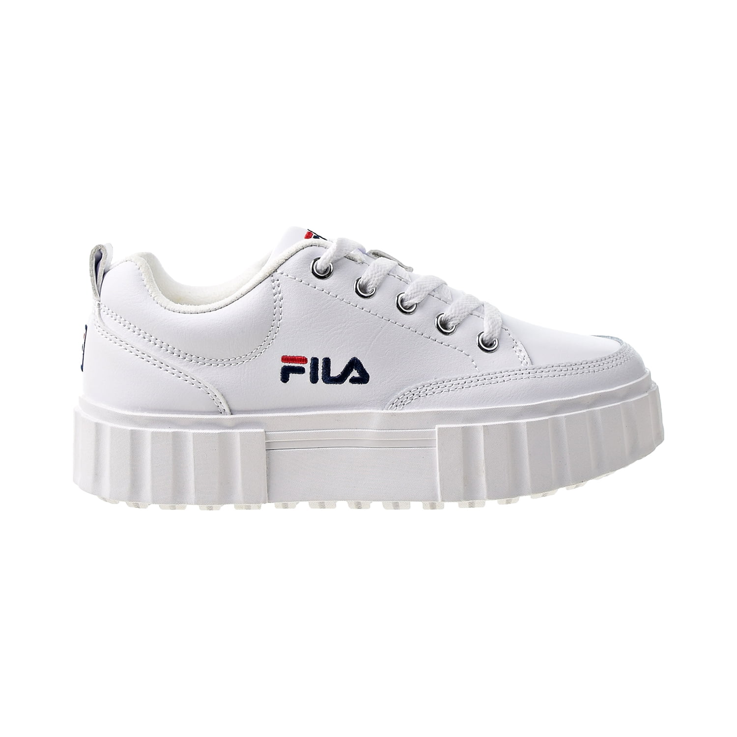 Fila Sandblast Low Women's Shoes White-Navy-Red 5cm01213-125 -