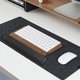 thumbnail image 2 of Reposamuñecas para teclado de 44 cm con puntos de masaje, almohadilla de espuma viscoelástica para teclado de computadora. Base de PU antideslizante para un soporte ergonómico de muñeca,, 2 of 7