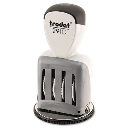 US Stamp & Sign Trodat Round Stamp, Time and Date Received, Conventional, Two-inch Diameter