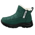 thumbnail image 2 of Women's High Top Fleece Lined Thickened Soft Sole Boots Warm Stylish Winter Snow Boots For Daily Wear And Comfort, 2 of 6