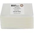thumbnail image 1 of Simple Houseware 100 Pack Quart Size 8" x 12" Vacuum Sealer Sous Vide Bags (20x30cm), BPA Free, 1 of 7