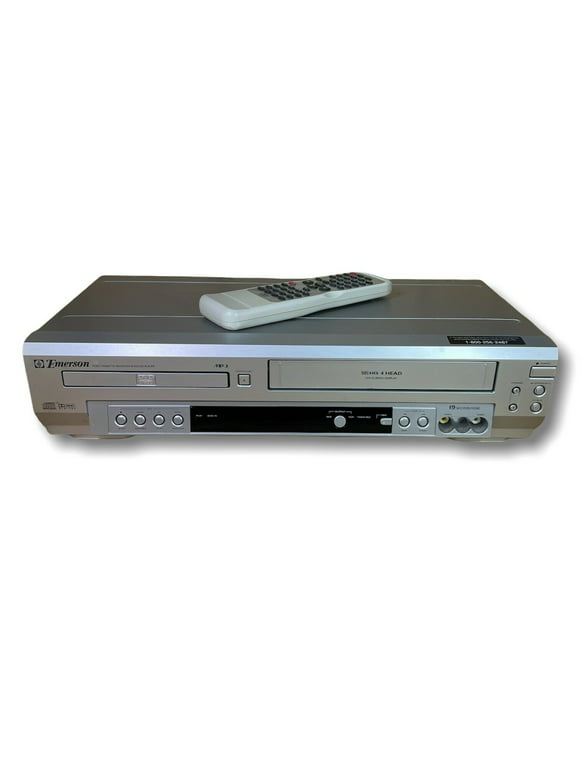Pre-Owned Emerson EWD2003 - DVD/VCR Combo Player - With Original Remote, Cables, User Manual (Good)