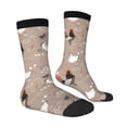 thumbnail image 2 of Goofa Chicken Printed Men's Crew Socks, Soft Durable Breathable Moisture-Wicking with Odor Control Cotton socks, 2 of 9