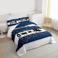 thumbnail image 3 of Homewish Camping RV Car Bedding Comforter Set 2pcs for Female Men Adults,Adventure Theme Twin Comforter Sets Microfiber,Blue White Breathable Bedding Set,Breathable Home Decor, 3 of 8