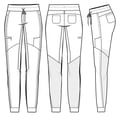 thumbnail image 6 of Healing Hands Women's Scrub Jogger Pant Naya with 6 Pockets, Moisture Wicking, Moisture Wicking, 360 Stretch & Recycled Fibers - 9156P, XL Petite, Silver Stone, 6 of 6