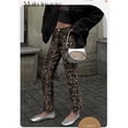thumbnail image 6 of HCYSFG Cheetah Print Pants For Women Leopard Print Trousers High Waisted Straight Leg Ankle Length Relaxed Fit Bottoms, 6 of 9