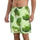 thumbnail image 2 of Fotbe Broccoli 3 Trajes de Baño Estampados para Hombre, Shorts de Verano de Secado Rápido, Ropa de Playa, Bañadores-Large, 2 of 6