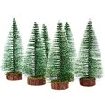 thumbnail image 1 of Árbol de Navidad Hagao Mini Snow Frost de plástico 15 cm Juego de 6, 1 of 7