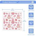 thumbnail image 3 of Dreamtimes Pink Santa Claus Baby Washcloths Towel Set, Highly Absorbent & Soft Cotton Wash Cloths 12"x 12" Face Hand Towels for Bathroom, Multi-Purpose Fingertip Towels, 3 of 7