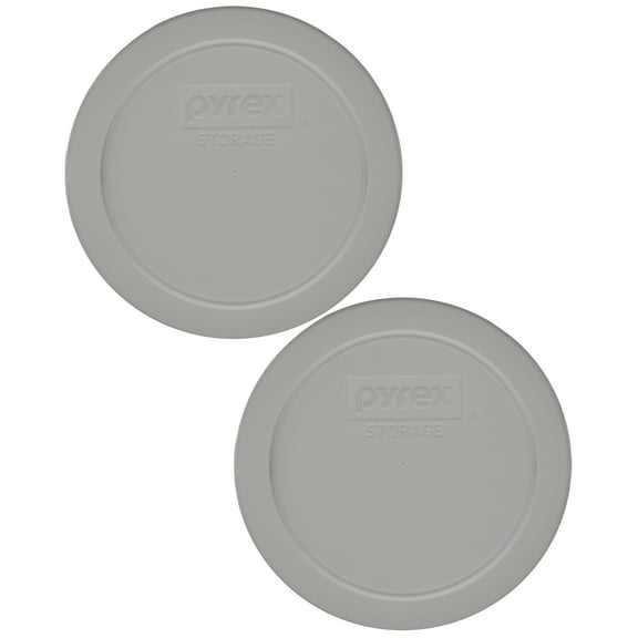 Pyrex 7200-PC 2-Cup Rainstorm Blue Food Storage Replacement Lid Cover (2-Pack)