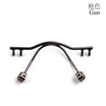 thumbnail image 1 of Retail Eyewear Bridge Replacement For Rimless Frame,Stainless Steel Eyewear Nose Bridges NB018# NB018 Gun, 1 of 6