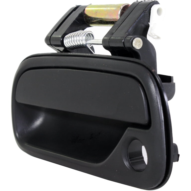 Front Exterior Door Handle Right (Passenger) for Toyota Tundra 2000-2006, Smooth Black, Standard/Extended Cab Pickup, Replacement