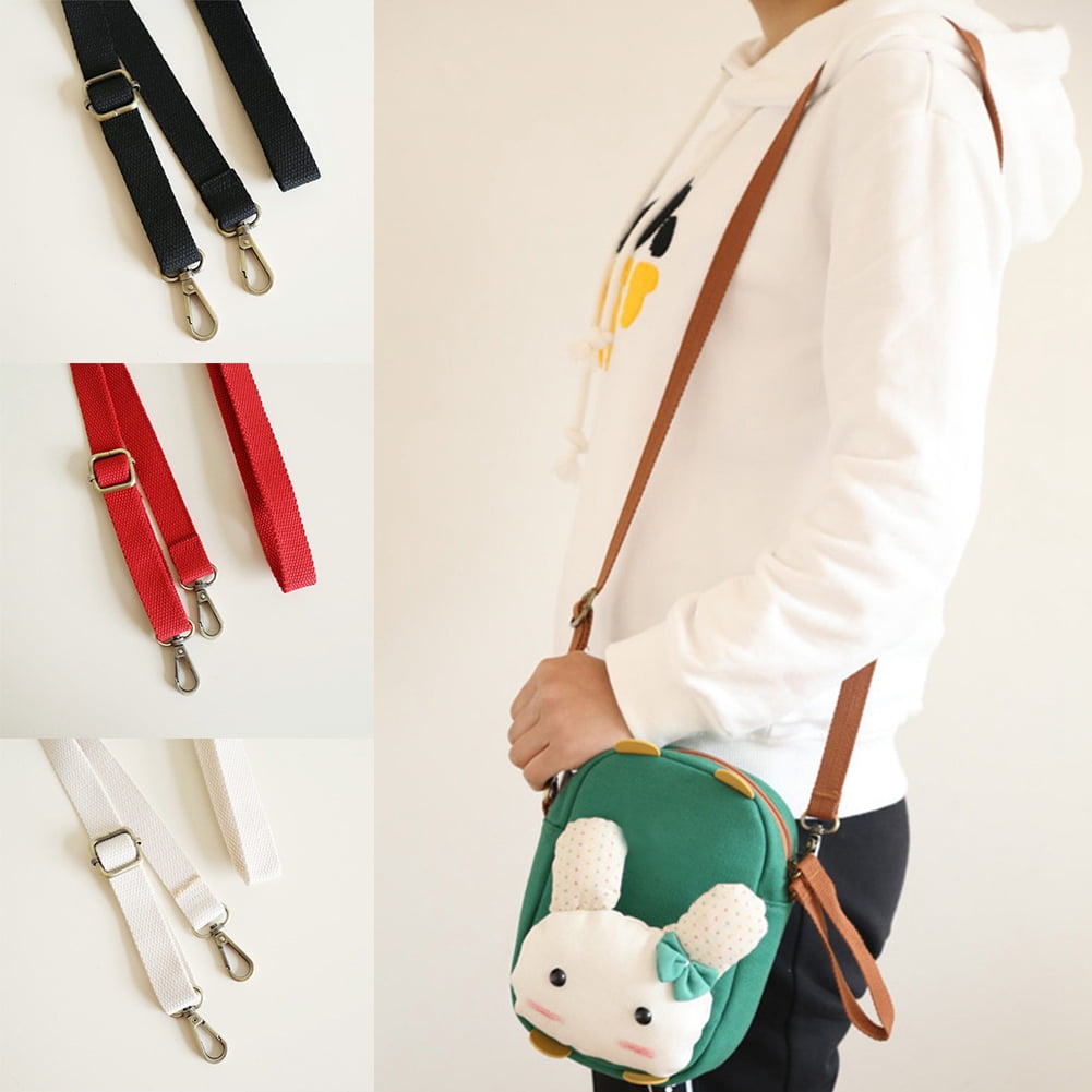 126cm Long Clip On webbing shoulder strap Replacement Cotton Canvas bag/handbag 