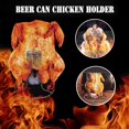 thumbnail image 5 of Support de Canette de Bière, Support de Poulet en Acier Inoxydable pour Grill Rôtissoire Fumoir, 5 of 5